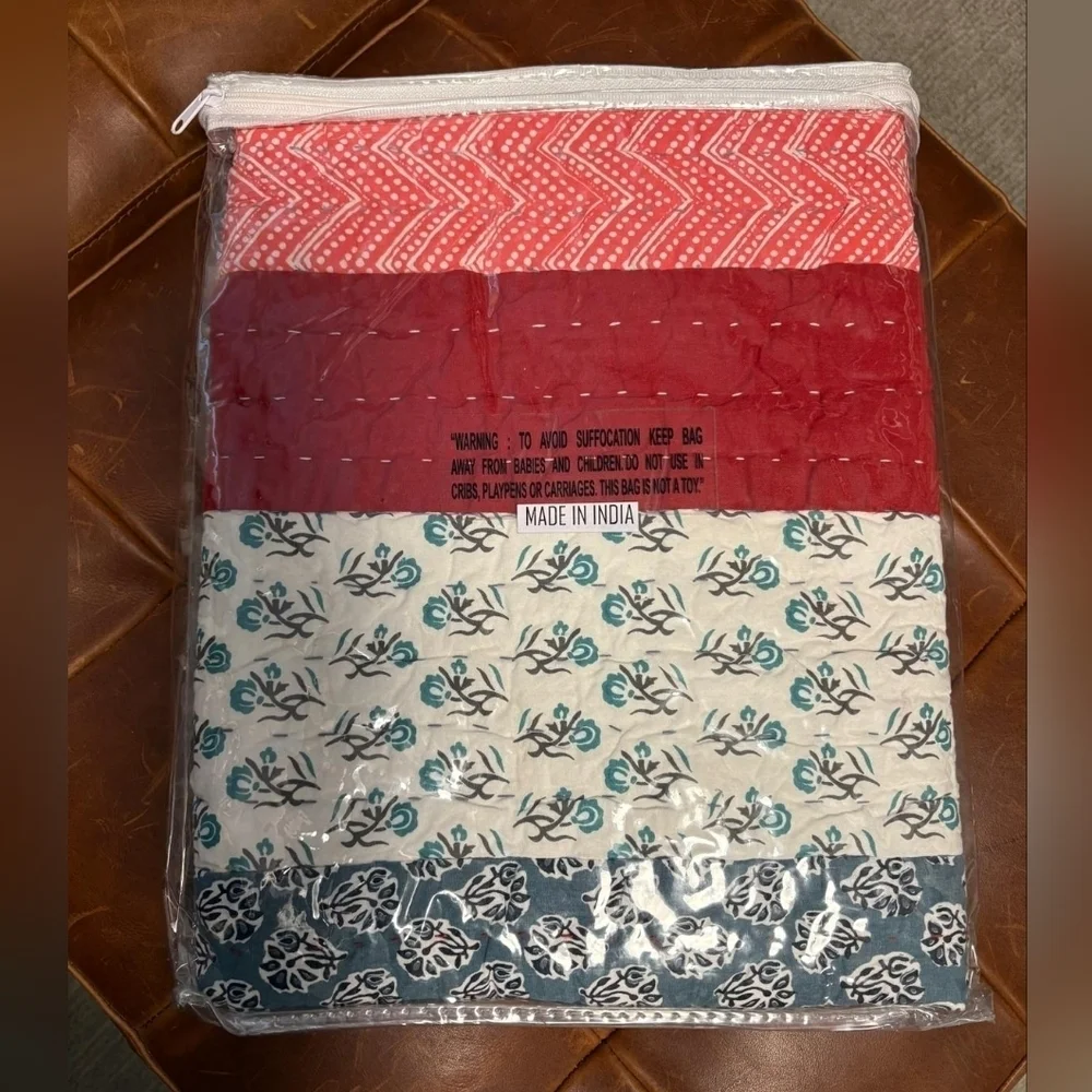 Sundance Patchwork Melody Euro Sham NWT